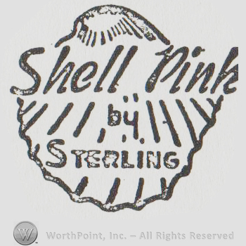 an oyster shell and the text SHELL PINK BY STERLING