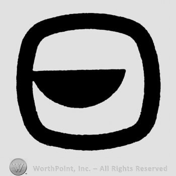 Half-circle inside of a square with rounded edges shape frame