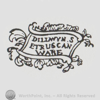 banner with "Dillwin's etruscan ware"