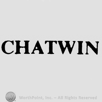 Chatwin written bold