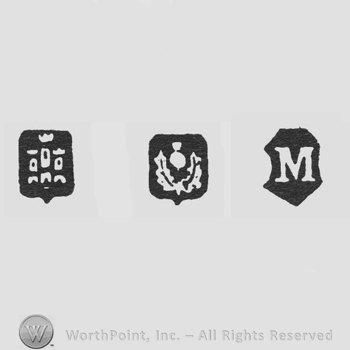 Castle and Thistle and date-letter M