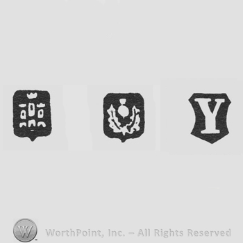 Castle and Thistle and date-letter Y