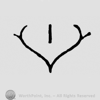 Uppercase I inside a V shaped design