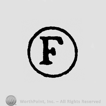 Uppercase F in a circle