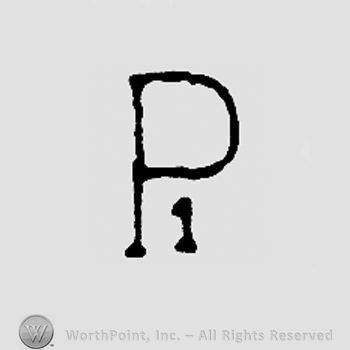 Uppercase P and number 1