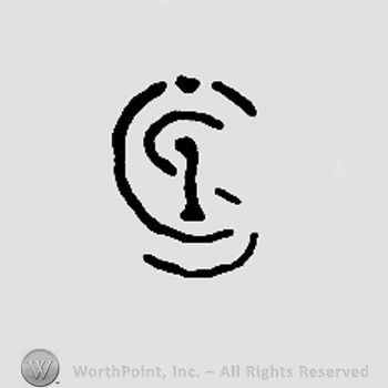 Uppercase CS with capital V above, number 1
