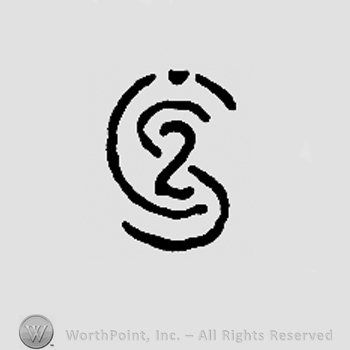 Uppercase CS with capital V above, number 2