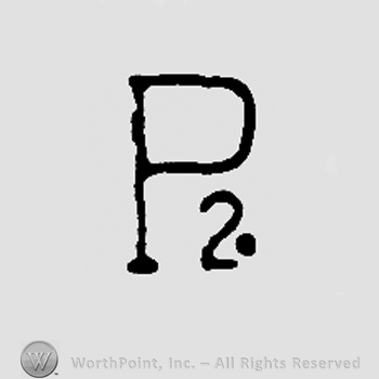 Uppercase P and number 2