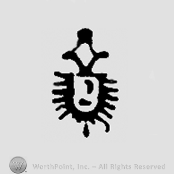 Shield with radii and number 2