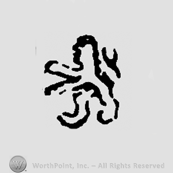 Double-tailed pranced lion