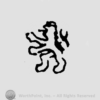 Double-tailed pranced lion