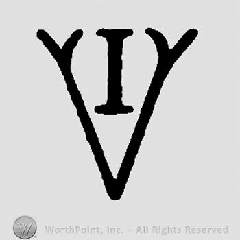 Uppercase I inside a V shaped design