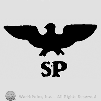 Eagle, uppercase SP below