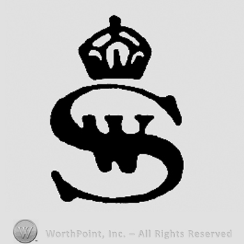 Crown over uppercase SW