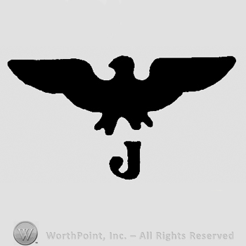 Eagle over uppercase J