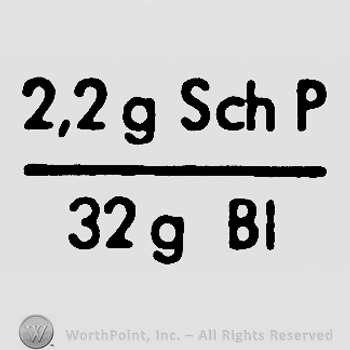 2.2g Sch P over 32g BI