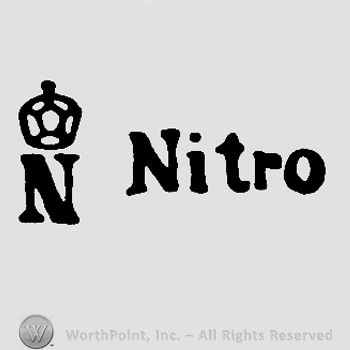 Crown over uppercase N, Nitro with lowercase letters
