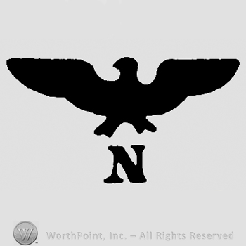 Eagle over uppercase N
