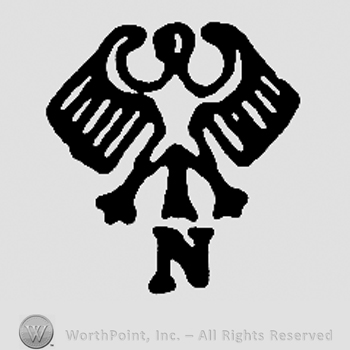 Eagle over uppercase N