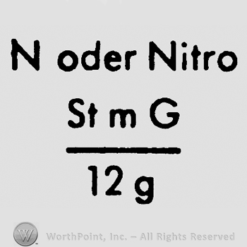 N oder Nitro St M G over 12g