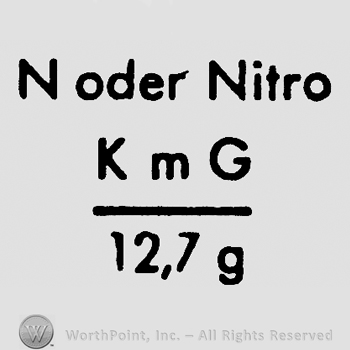 N oder Nitro KmG over 12.7g