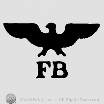 Eagle over uppercase FB