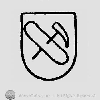 Hammer on a shield