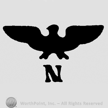 Eagle over uppercase N