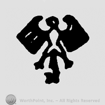 Eagle over uppercase N
