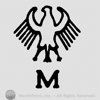 Eagle over uppercase M