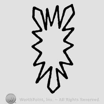 Complex design similar to a star with multiple corners