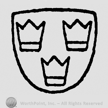Shield with three crowns