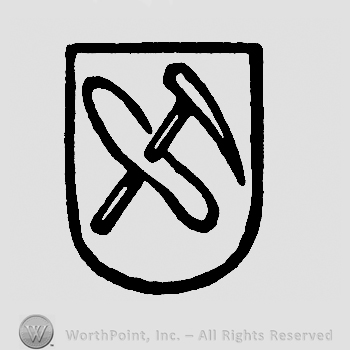 Hammer on a shield