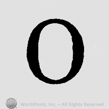 Capital letter O