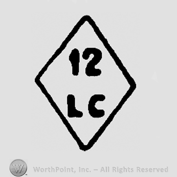 Number 12 and capital letters LC