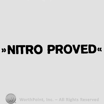 Nitro Proved with uppercase letters