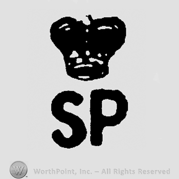 Crown over uppercase SP
