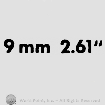 9mm 2.61'' (inches)