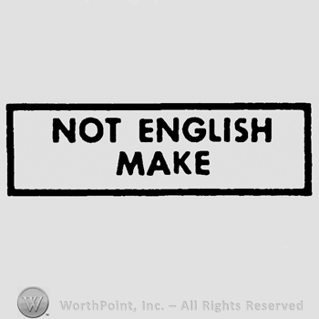 Not English Make written with uppercase letters inside a rectangle