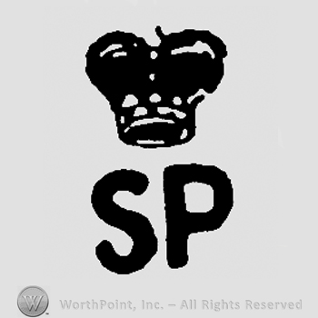 Crown over uppercase SP