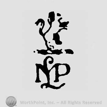 Pranced lion over uppercase handwritten NLP