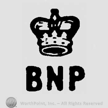 Crown over uppercase BNP