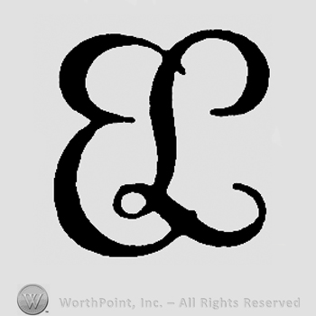 Uppercase handwritten EL