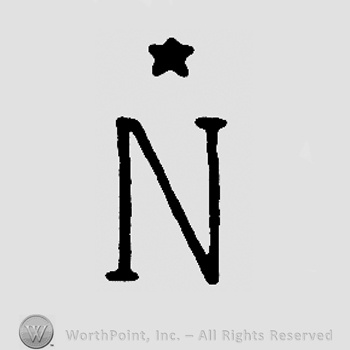 Uppercase N with star above