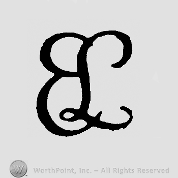 Uppercase handwritten EL