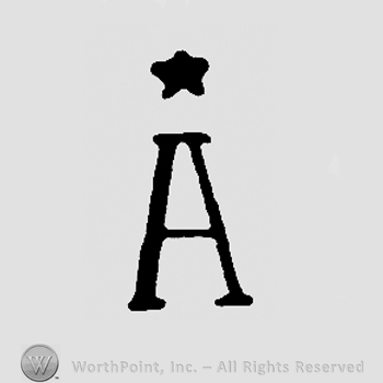 Uppercase A with star above