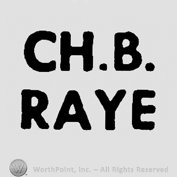 Ch.B. Raye written with uppercase letters