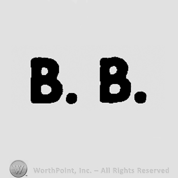 B.B. With uppercase letters