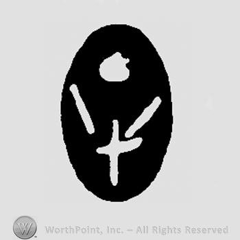 Oval design with cross