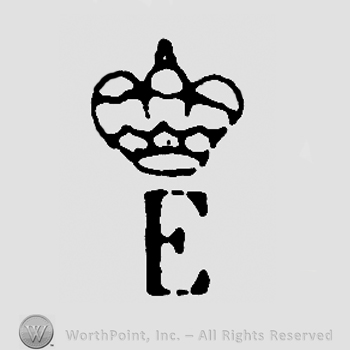 Crown over uppercase E